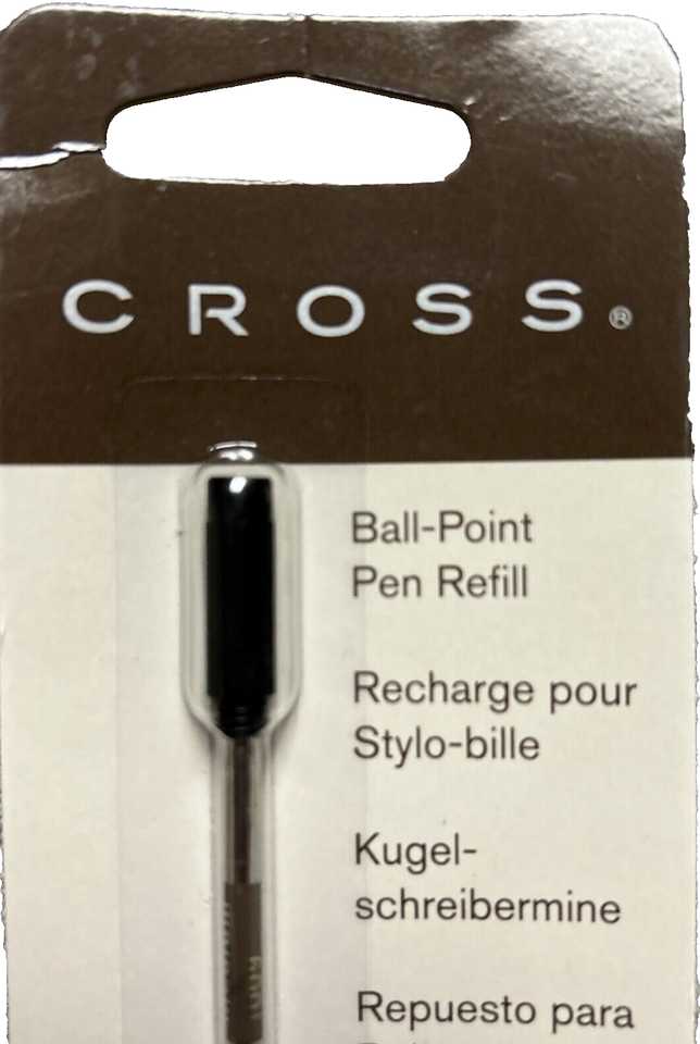 New Sealed Vintage Cross Medium Black Ballpoint Pen Refill 8513 eBay
