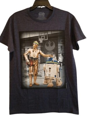 New Star Wars R2-D2 C-3P0 Pick Up Basketball Adult Medium Soft