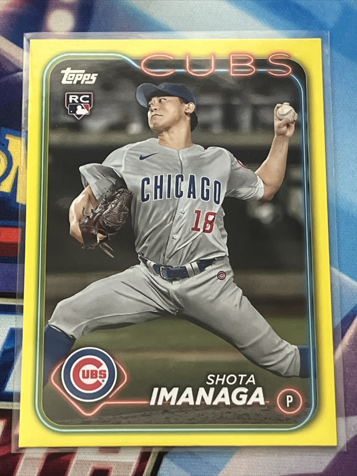 2024 Topps Series 2 Baseball YELLOW Shota Imanaga #442 Chicago Cubs RC SP