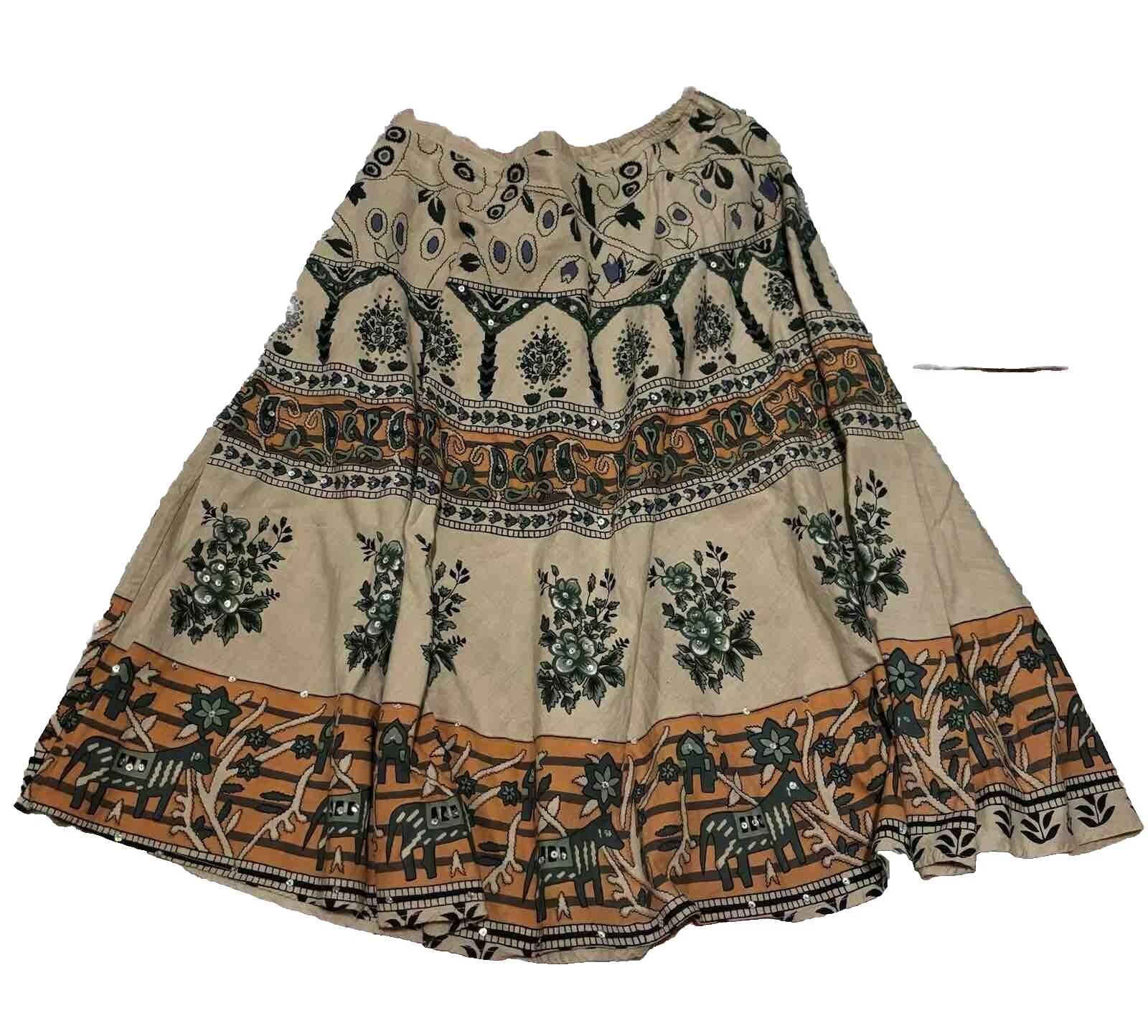 Ropa Vintage multicolor de algodón para mujeres