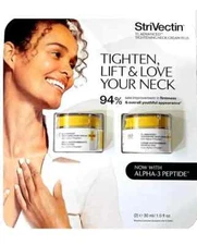 StriVectin TL Advanced Tightening Neck Cream Plus Size 1 oz 30 ml Lot of 2 jars