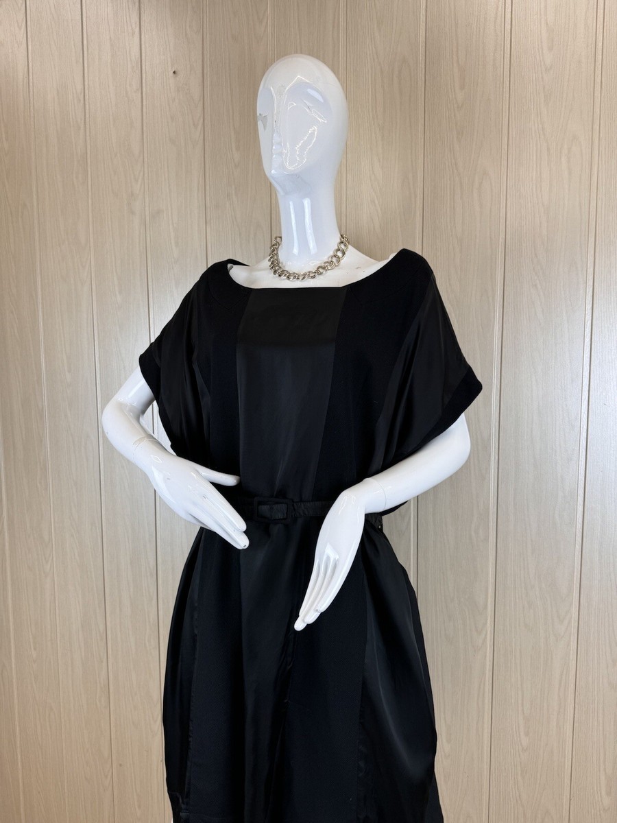 Maison Margiela H&M Black Wool Tunic Dress w/Belt Women's