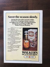 1977 vintage original print ad Austin Nichols Wild Turkey Straight Whiskey