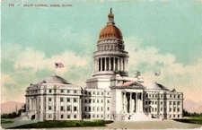 Postcard Vintage, State Capital, Boise Idaho