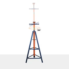 Adjustable Height 49-79 Inch Folding Portable Heavy Duty 2 Ton Steel Jack Stands