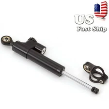 Steering Stabilizer Damper Linear For MT07 MT09 YZF R1 R6 R3 GSXR600 750 Black