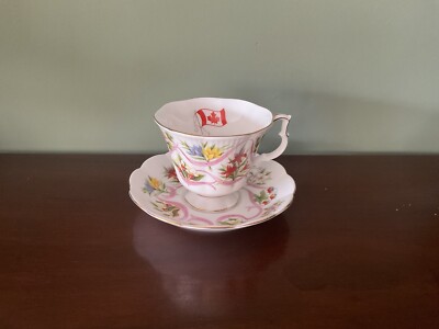 Royal Albert, Kanada, Provincial Flowers, Our Emblems Dear, Teetasse & Untertasse