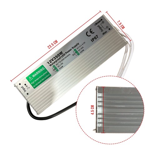 240V DC12V 15W - 150W Waterproof IP67 LED Driver Power Supply Transformer - Picture 64 of 66