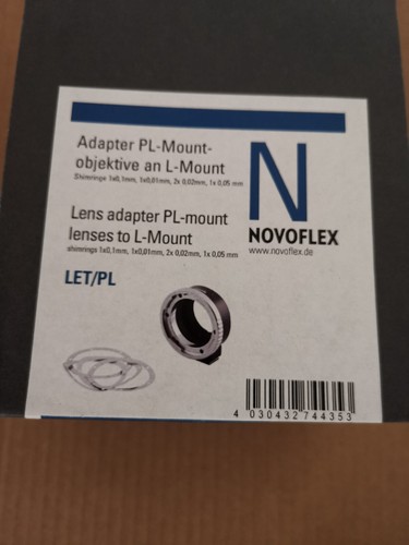 NOVOFLEX Adapter PL-Mount-Objektive an L-Mount Kameras in OVP mit Shims etc. TOP - Bild 11 von 12