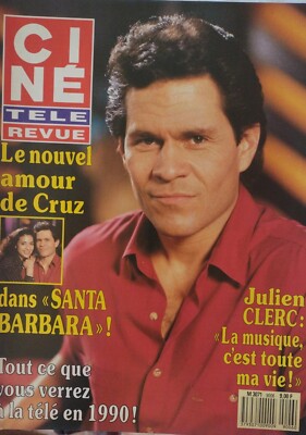 CINE REVUE /  SANTA BARBARA-JULIEN CLERC- JIM MORRISON- COTE OUEST / 02 90