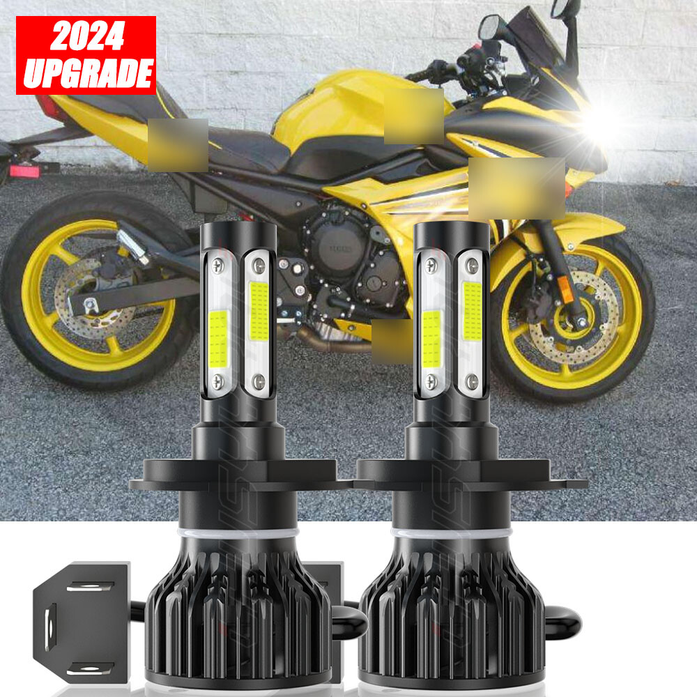 High Power Headlight H4 9003 Bulbs Lights for Yamaha FZ6R 2009
