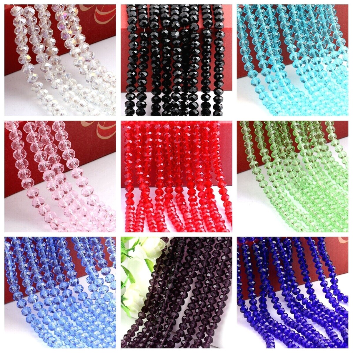 GLASS BEAD RING 2 MM CHAMPAGNE MIX GLASS BEAD RING 2 MM CHAMPAGNE MIX