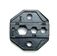 Gizwiz Interchangeable RF Coax Crimp Tool Die 3H2 RG58 RG6 .320" .210" .185" 