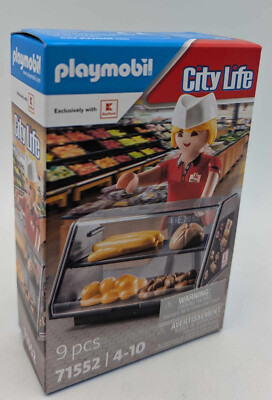 PLAYMOBIL 71552 Kaufland Bäckerin im Backshop Promo Theke Brot Brötchen NEU