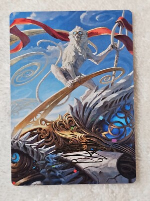 MTG Ragavan Nimble Pilferer Art Card Gold-Stamped Signature March of the Machine