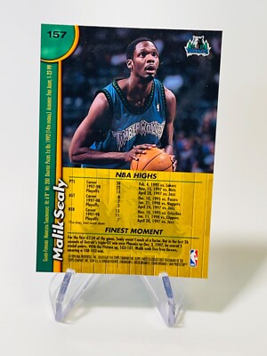 MALIK SEALY 1998-99 Topps Finest #157 Timberwolves