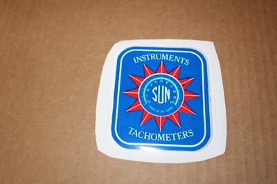 sun instruments indy 500 usac cart. not original. tool box sticker