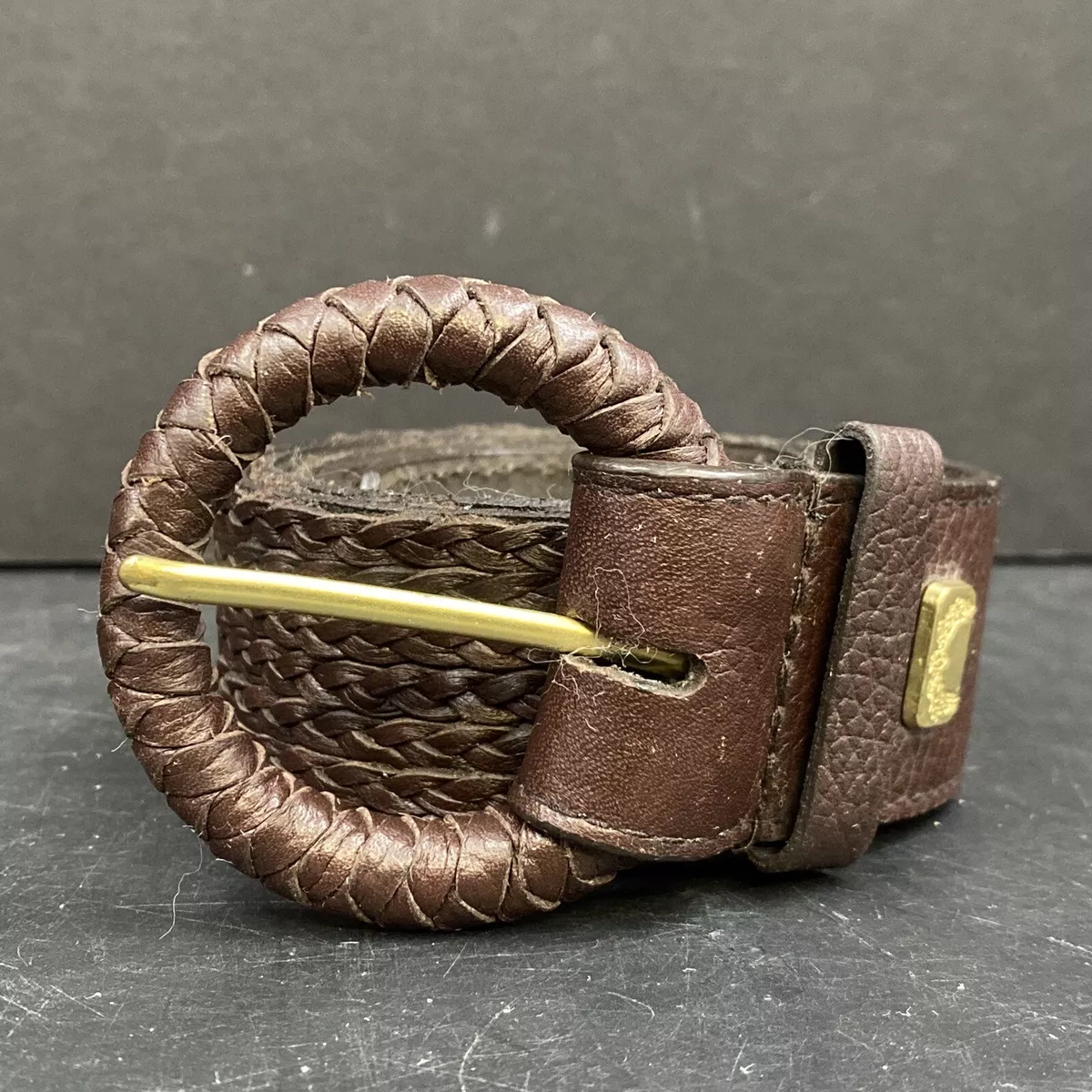 Womens braided cheap belt
