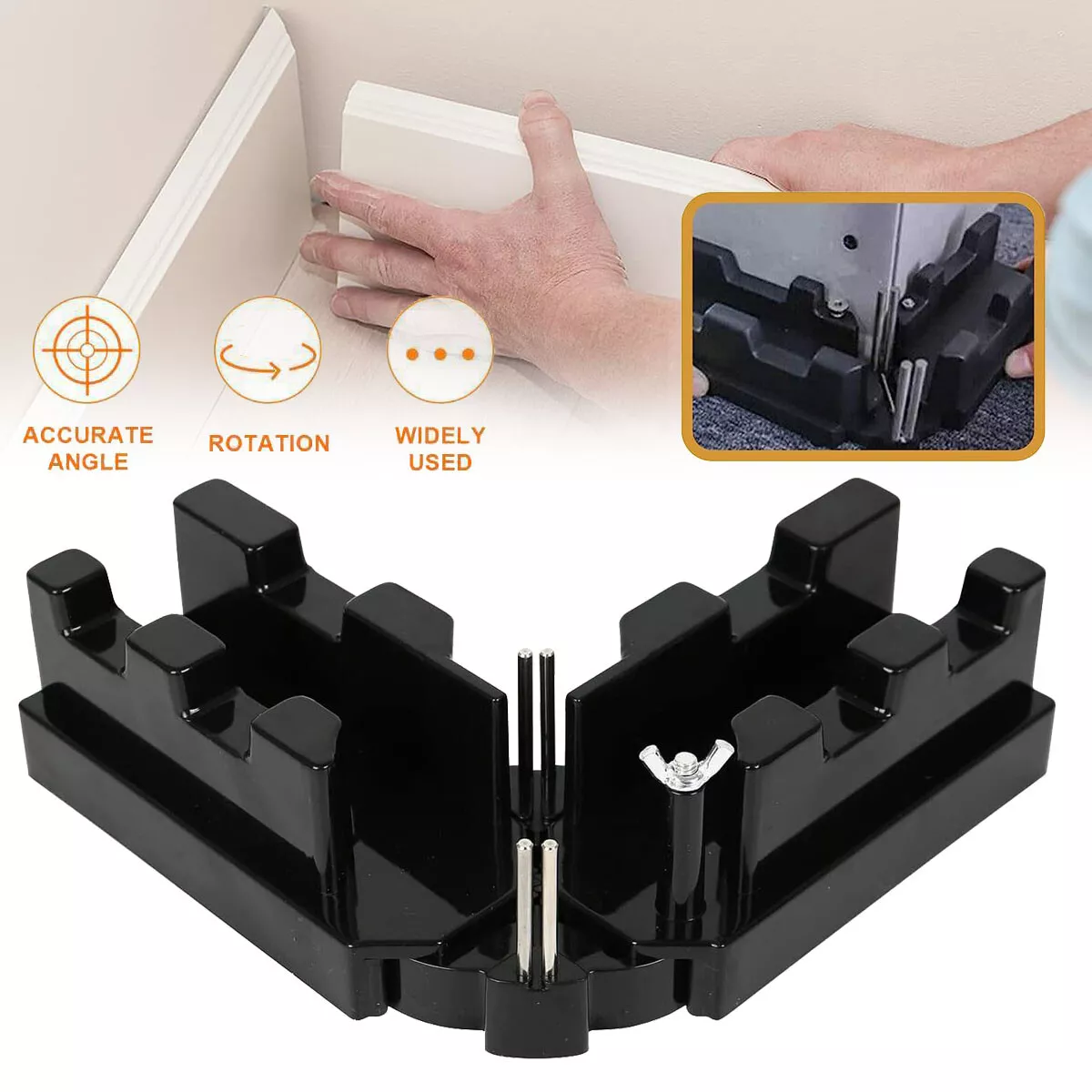 2 in 1 Mitre Measuring Tool Angle Cutting Tool Woodworking Miter Saw Protractor