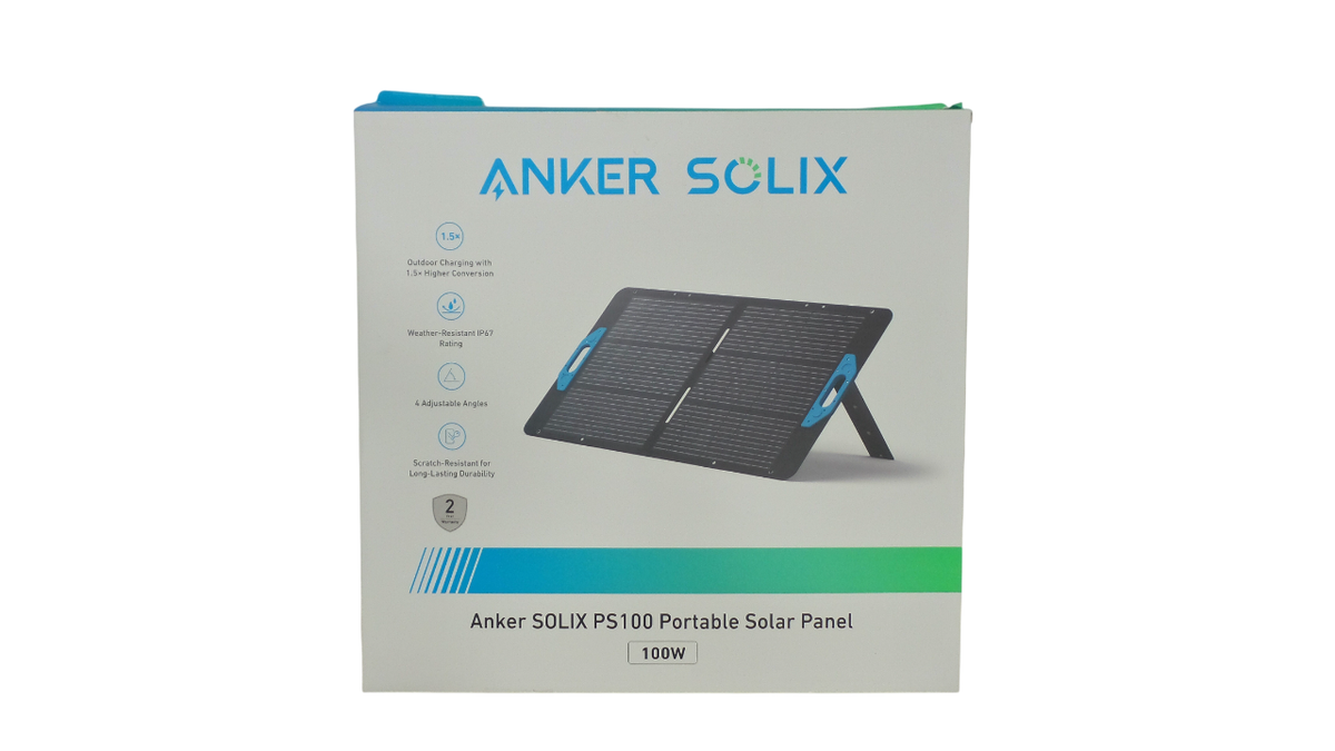 Anker SOLIX PS100 Portable Solar Panel 100W | eBay