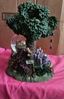Pfaltzgraff Portfolio Naturewood Musical Snow Globe Figurine Garden Scene — photo 5