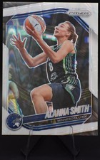 2025 Panini Prizm WNBA #101 Alanna Smith White Seismic & BASE CARD - LYNX