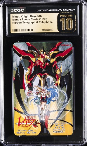 1993 MANGA PHONE CARDS MAGIC KNIGHT RAYEARTH CGC 10 PRISTINE