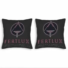 Set of 2 Decorative Throw Pillow Covers 18x18in - Modern Dark Triangle Design