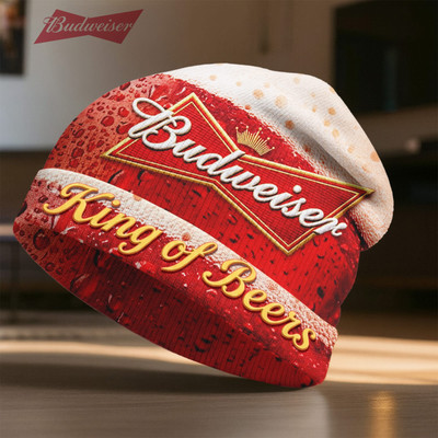 150th Budweiser Celebrates 150 Years Printed Beanie Hat - One size