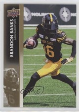 2022 Upper Deck CFL Gold Brandon Banks #63 1o9l