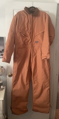 Walls Men s Brown Full Zip Coveralls 3XL Workwear Heavy duty 