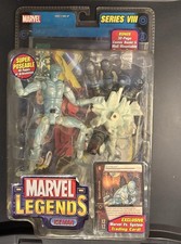 Marvel Legends Iceman ToyBiz Series VIII 6    Posable Action Figure w  Comic Book