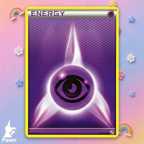 Psychic Energy 109/114 Black & White Common Pokemon TCG Card Ungraded Near Mint