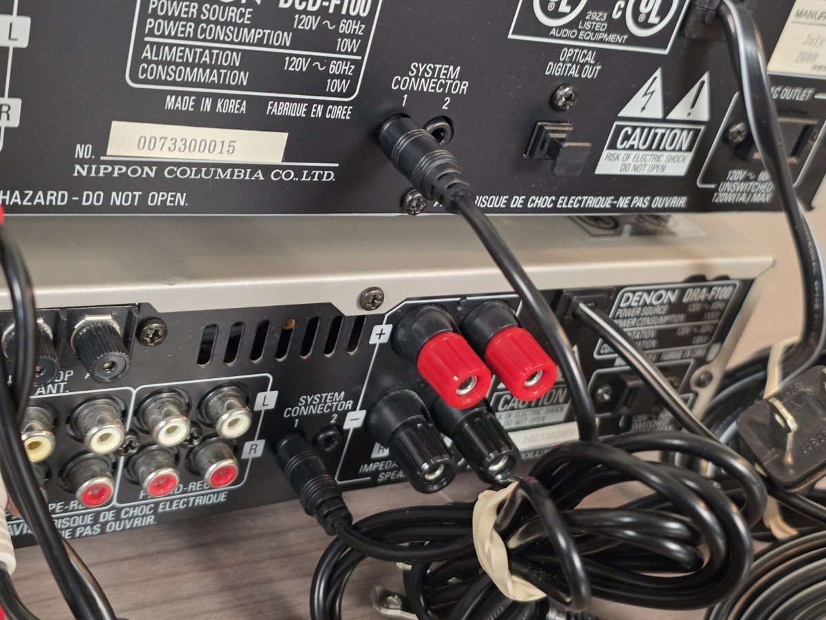 Denon DRA-F100 Integrated Amplifier + DCD-F100 CD Player + Remote