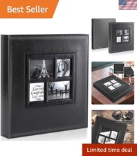 Photo Album 4x6 500 Pockets Photo, Extra Large Capacity Family Wedding Pictur...