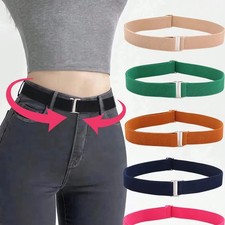 No Show Stretch Belt for Women, Adjustable Sweater Tuck Band, Elastic Belt Tools
