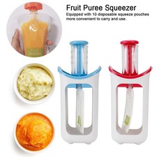 Squeeze Station Press  Store System Portable Children Fruit Puree Squeezer