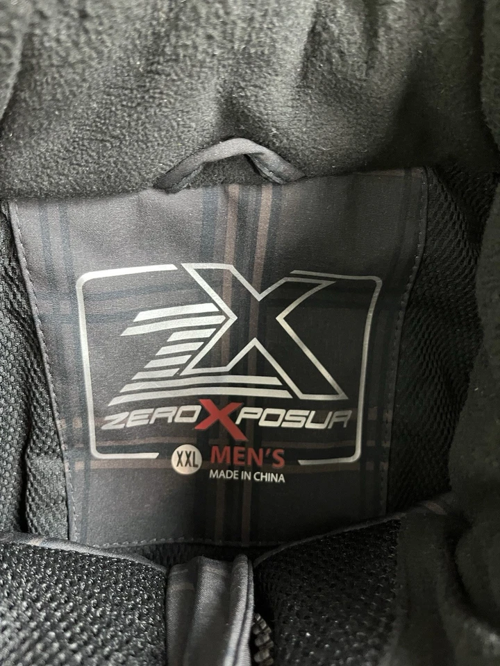 Chaqueta de esquí snowboard a cuadros XXL para hombre ZeroXposur resistente al agua sin capucha Heavywei Foto 2 de 4