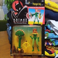 Kenner 1993 Batman Poison Ivy Figure w/ Venus Flytrap & Dart Weapon