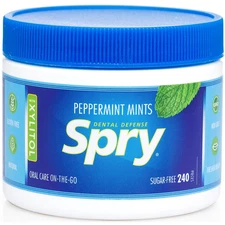 Xylitol Peppermint Sugar Free Candy - Promote Oral Health, Increase Saliva Produ