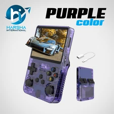 R36S Retro Handheld Video Game Console 64GB 13000+ Games 3.5 Inch IPS Screen US