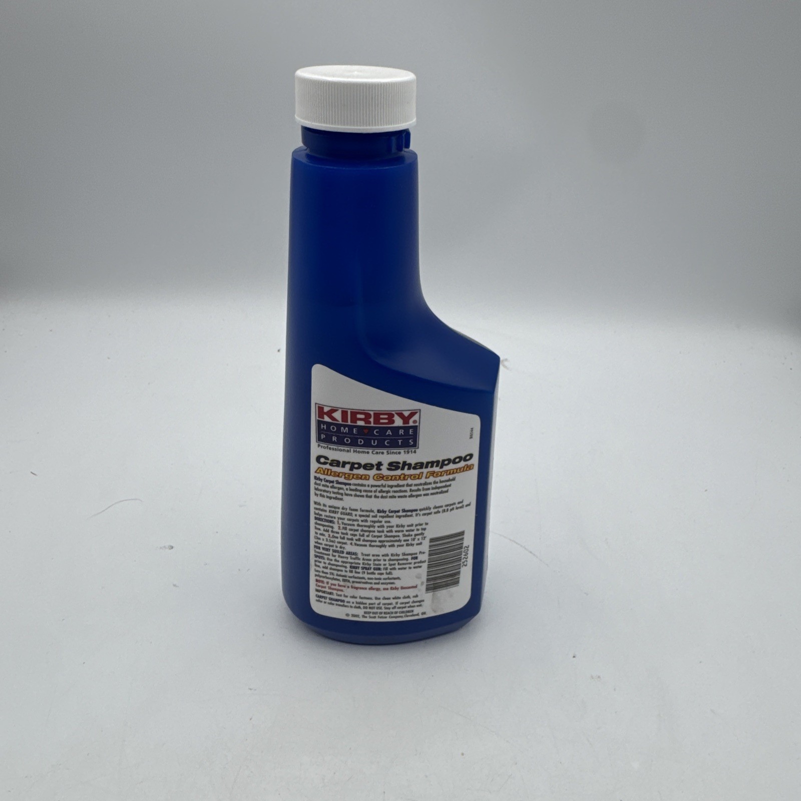NEW Kirby 12 fl oz Home Care Products Carpet Shampoo Allergen Control Formula