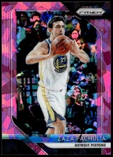 2018-19 Panini Prizm #192 Zaza Pachulia Prizms Pink Ice E1