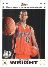 2007-08 Topps Rookie Set #8 Brandan Wright RC Rookie Card