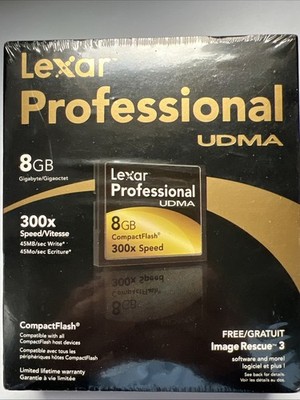 Lexar Professional 300x 8GB UDMA Compact Flash Card REF 60
