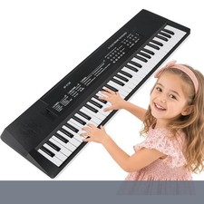 61 Keys Electronic Piano Keyboard with Microphone Musical Toy for Kids
