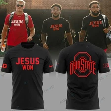 Jesus Won Ohio State Buckeye 3D T-shirt