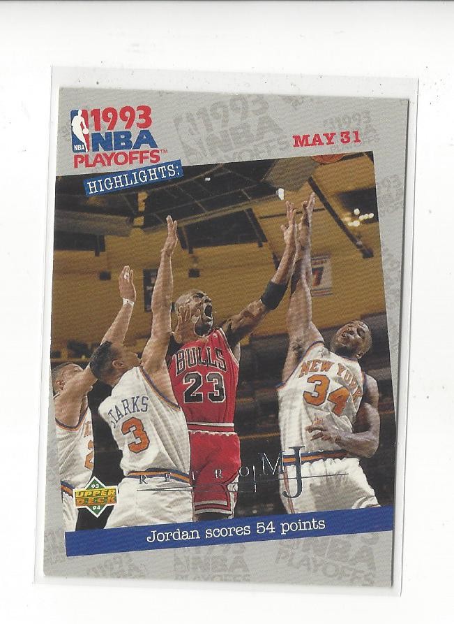 1998 Upper Deck MJ Career Collection #52 Michael Jordan (MJ Retro) Bulls