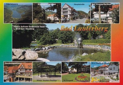 Postcard - (D) - Bad Lauterberg in the Harz - 9 views around 1980/90 - excellent condition