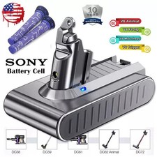9500mAh V6 Battery Replacement for Dyson SV04 DC58 DC59 DC61 DC62 DC72 Animal
